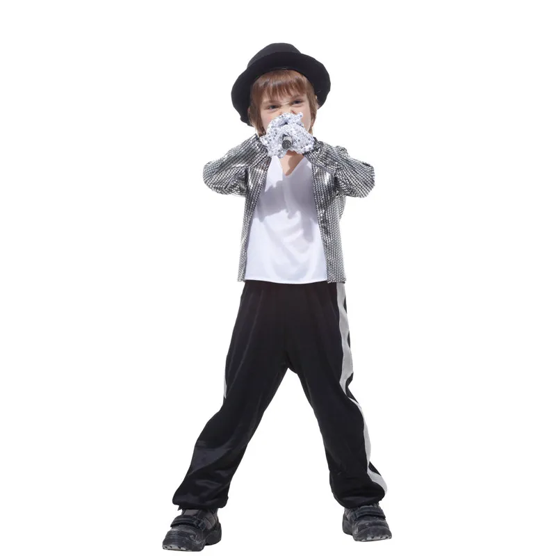Djeca Dječaci Michael Jackson Cosplay Odijelo Rođendan Ideju Maske Odijelo Slika 2