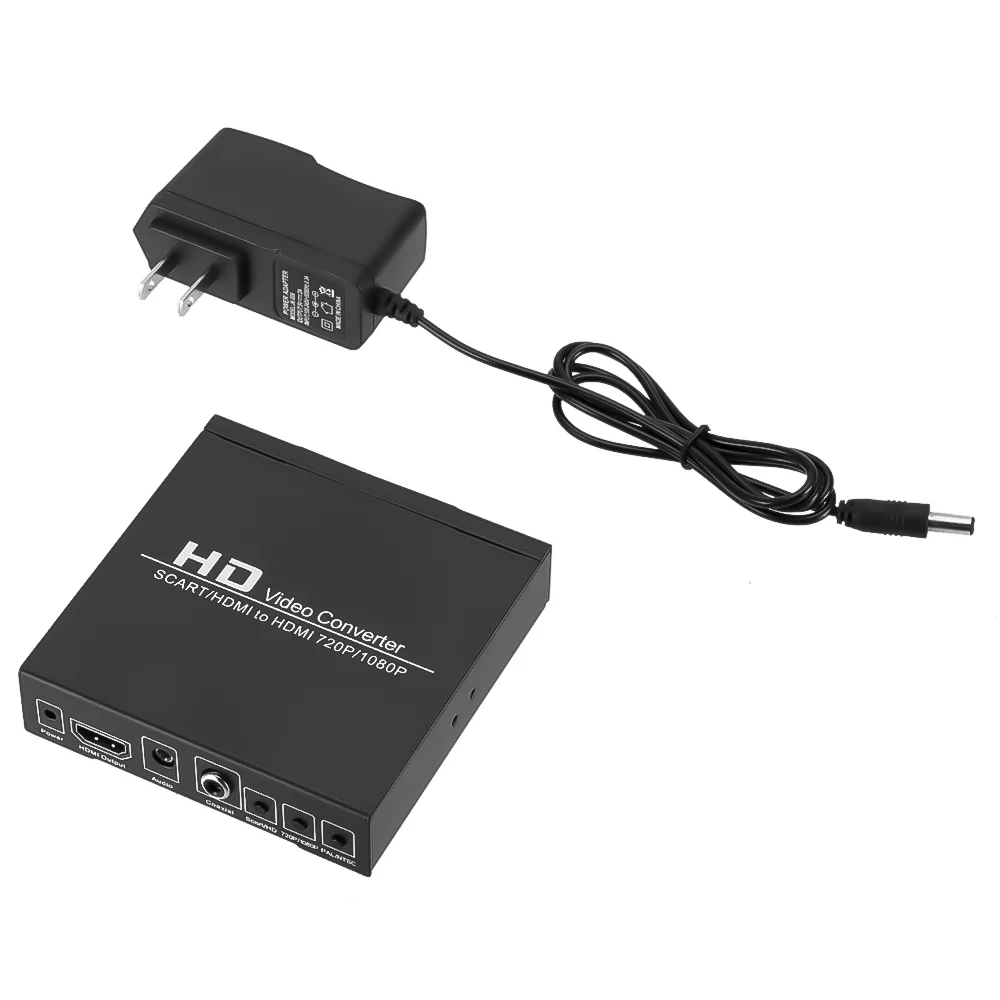 Full HD 1080 P Digitalni SCART HDMI na HDMI Konverter hd Video Converter EU/SAD Adapter Za HDTV Slika 2