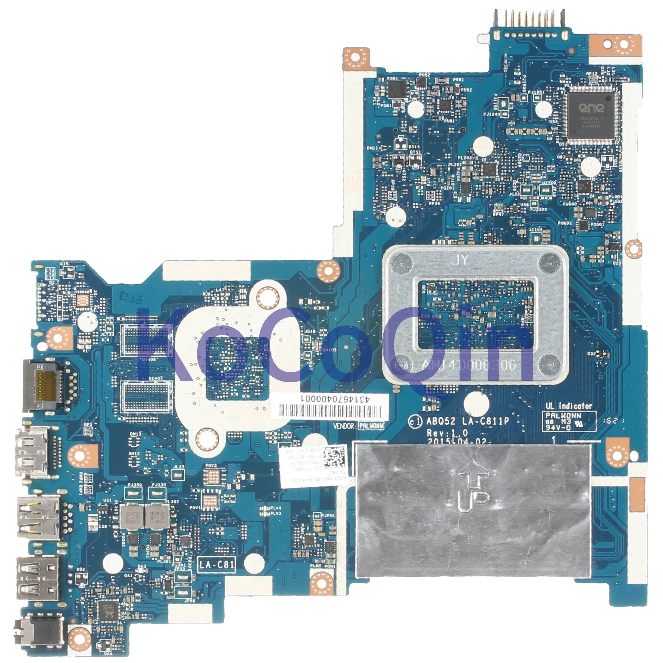 Matična ploča laptopa KoCoQin Za HP Pavillion 15-AC Core N3700 SR29E Matična ploča 816812-001 816812-601 ABQ52 LA-C811P Slika 2