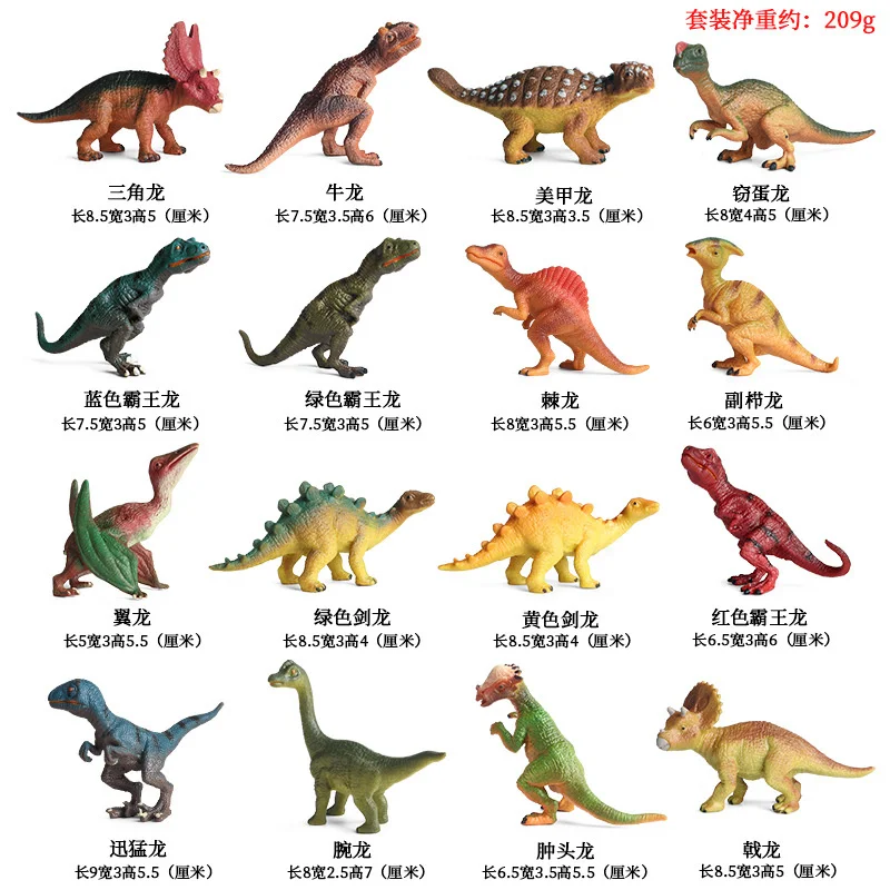 Modeliranje TPR Dinosaur Птерозавр Нитрозавр Трицератоп Стегозавр Паркмодель Figurice Edukativne Igračke za Djecu Pokloni Slika 2
