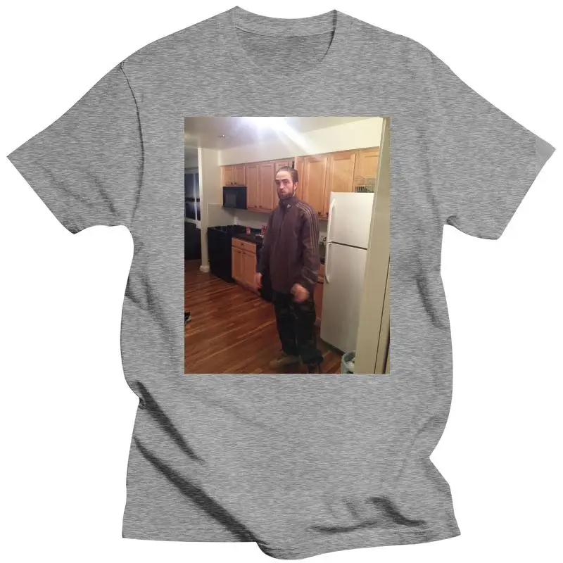 Muška Odjeća Pattinson Stoji Mem Unisex Majica Za Odrasle Je Robert Pattinson Košulja Glumac Jk059 Slika 2