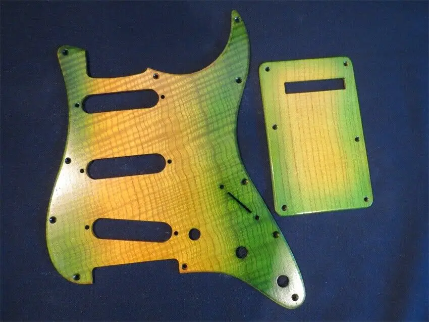Navlaka SSS, poleđina i Vijci od masivnog drva za gitaru u stilu FD ST Slika 2
