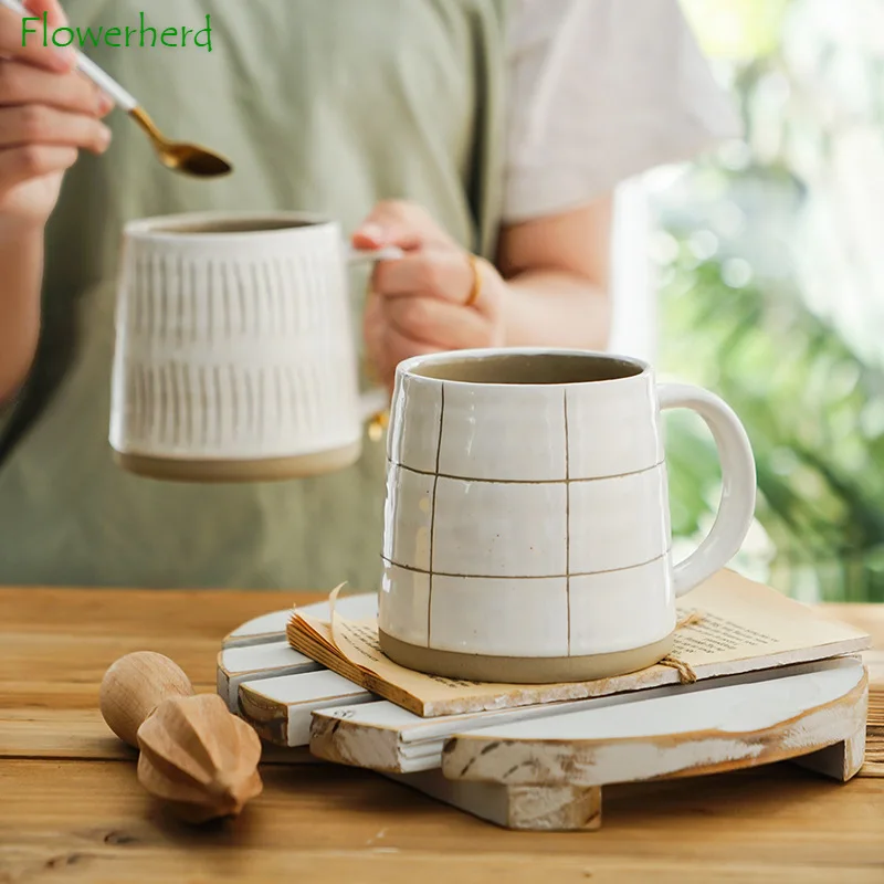 Nordijsko Keramičke Kava Bubalo sa ručno oslikanim, Japanski Šalica Za Mlijeko, Kreativni, Čaša Za Vodu, Gruba Keramika, demitasse, Kava Posuđe Slika 2