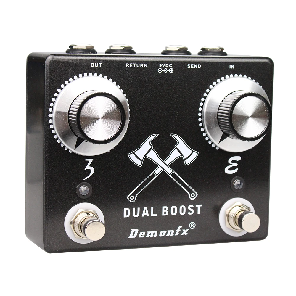 NOVI high-end dual servo Demonfx 3 Boost i E Poticaj u jedne pedale s petljom FX za pedale i efekte za gitare Slika 2