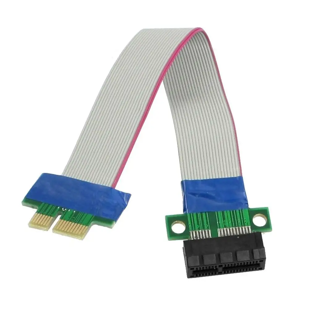 PCI Expres x1 PCI E Riser Card Extender Удлинительная Traka je Fleksibilan Kabel Za kretanje Slika 2