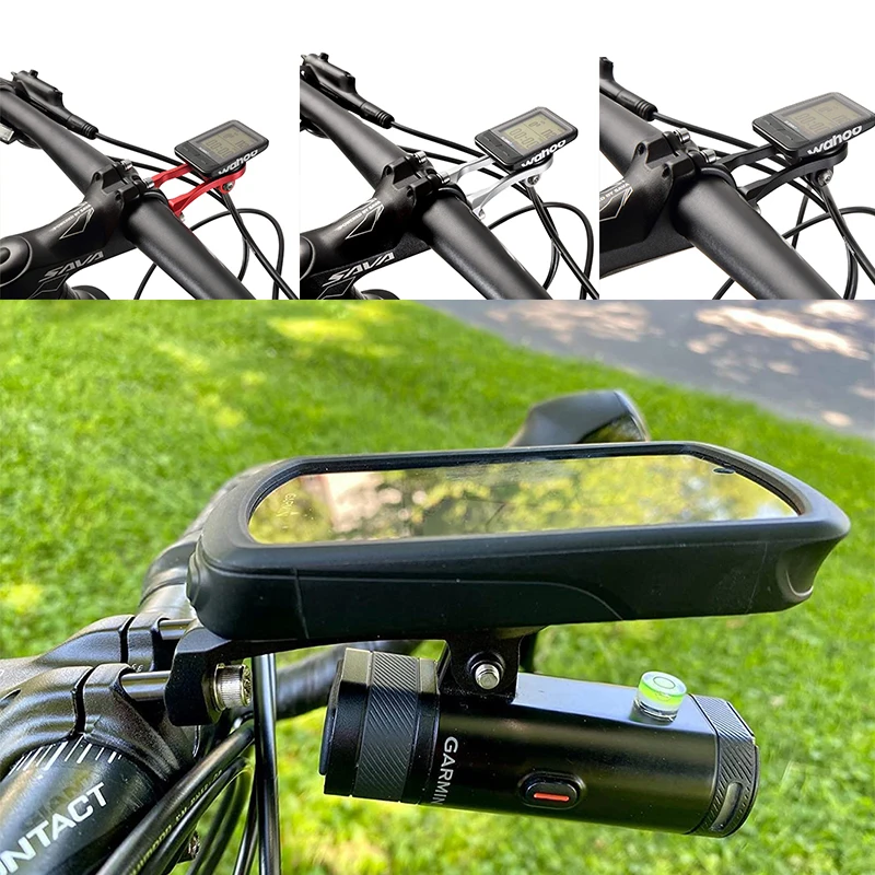 Prednji kombinirana produžiti nosač za Wahoo Elemnt, biciklističke Elemnt Bolt, Elemnt Mini, sportske akcijske kamere i biciklističke svjetla Slika 2