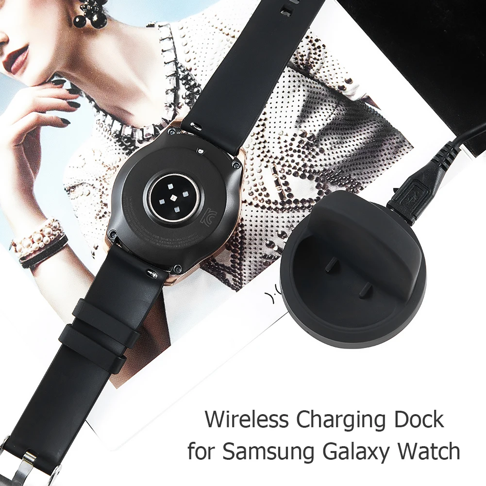 Prijenosni Bežični Punjač Za Samsung Galaxy Watch 42 mm 46 mm SM-R800 R805 R810 R815 Stalak priključne Stanice Slika 2