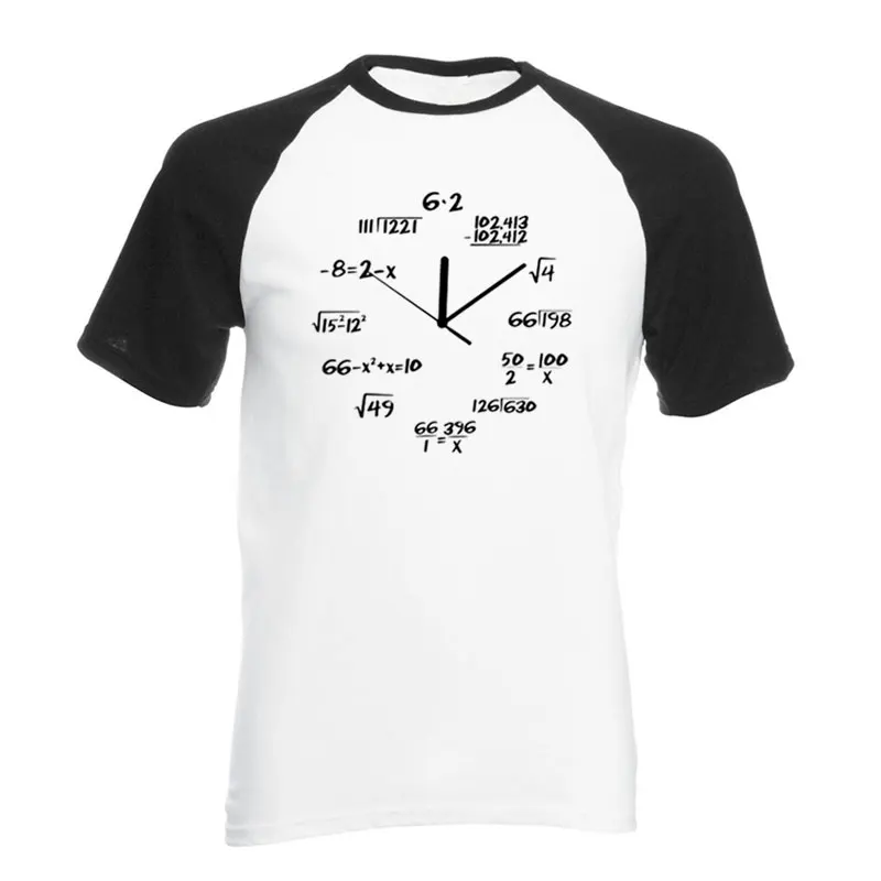 zabavna muška majica s po cijeloj površini matematičkih sati, svakodnevni muška majica od 100% pamuka kratkih rukava i okruglog izreza, cool ljetna majica, muška t-shirt, veličinu EU Slika 2
