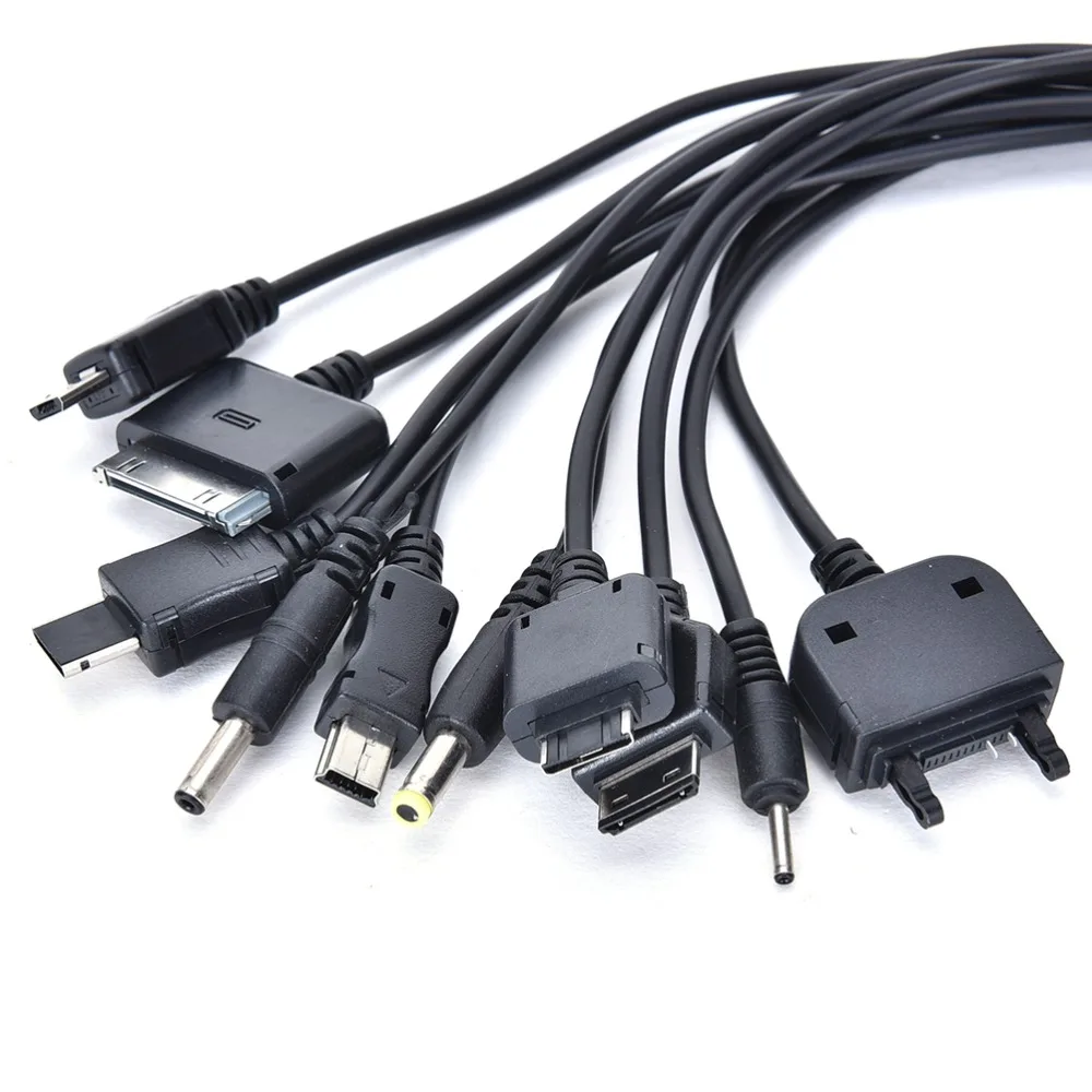 10 U 1 pull-out kabel USB 2.0 Višenamjenski kabel USB punjač 10 u 1 Kabeli za nekoliko punjača Slika 3