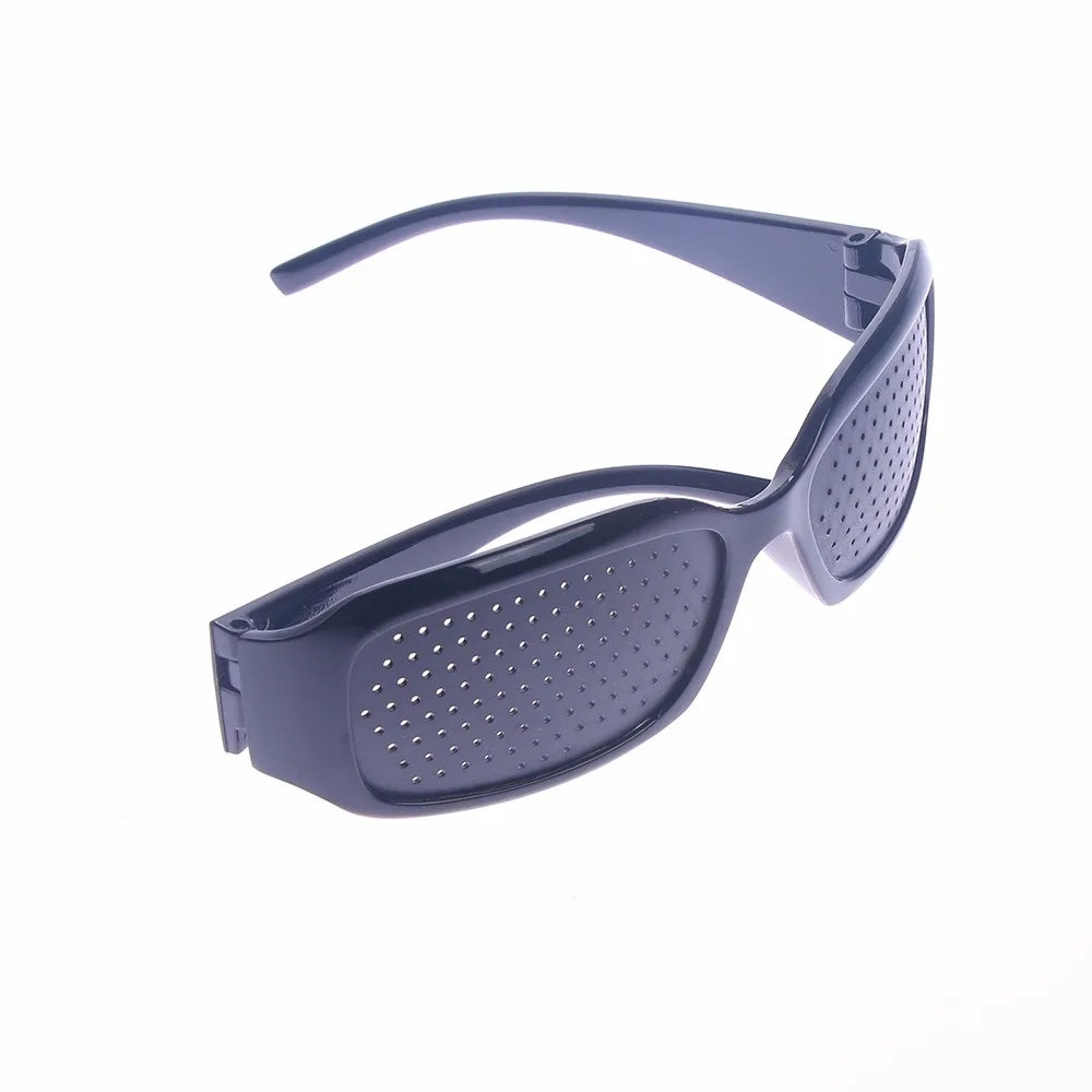 1PC Unisex Korekcija Očiju Vježbe Vid Njegu Vida Poboljšanje Vida za Naočale Pinhole Briga Za vaše Oči Vježbe Naočale Pinhole Crna Slika 3
