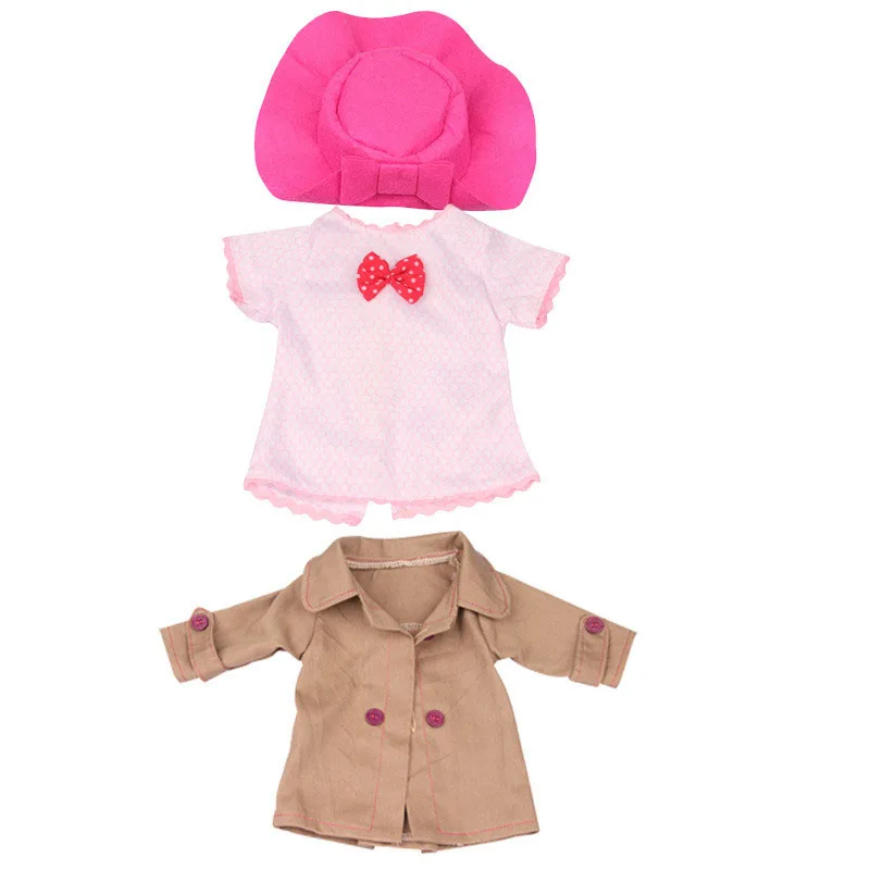 2022 Novi Modni Zimski kaput + Hlače + Šešir, Komplet odjeće za lutke, Kostim, 18 Inča, Američka lutkarska odjeća za djevojčice, Pribor, Igračke za Djevojčice Slika 3