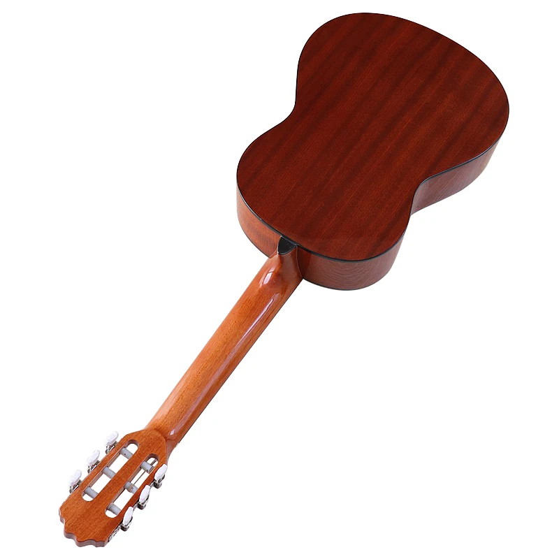 36 cm lijeva klasična gitara prirodni laminiran smreka top сапеле stražnji dio 6 gudački u punoj veličini dizajn klasična gitara Slika 3