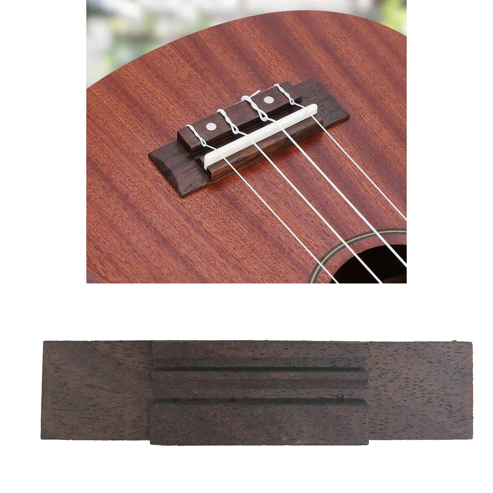 4-Gudački Most za ukulele od rosewood za ukulele 21/23/26 