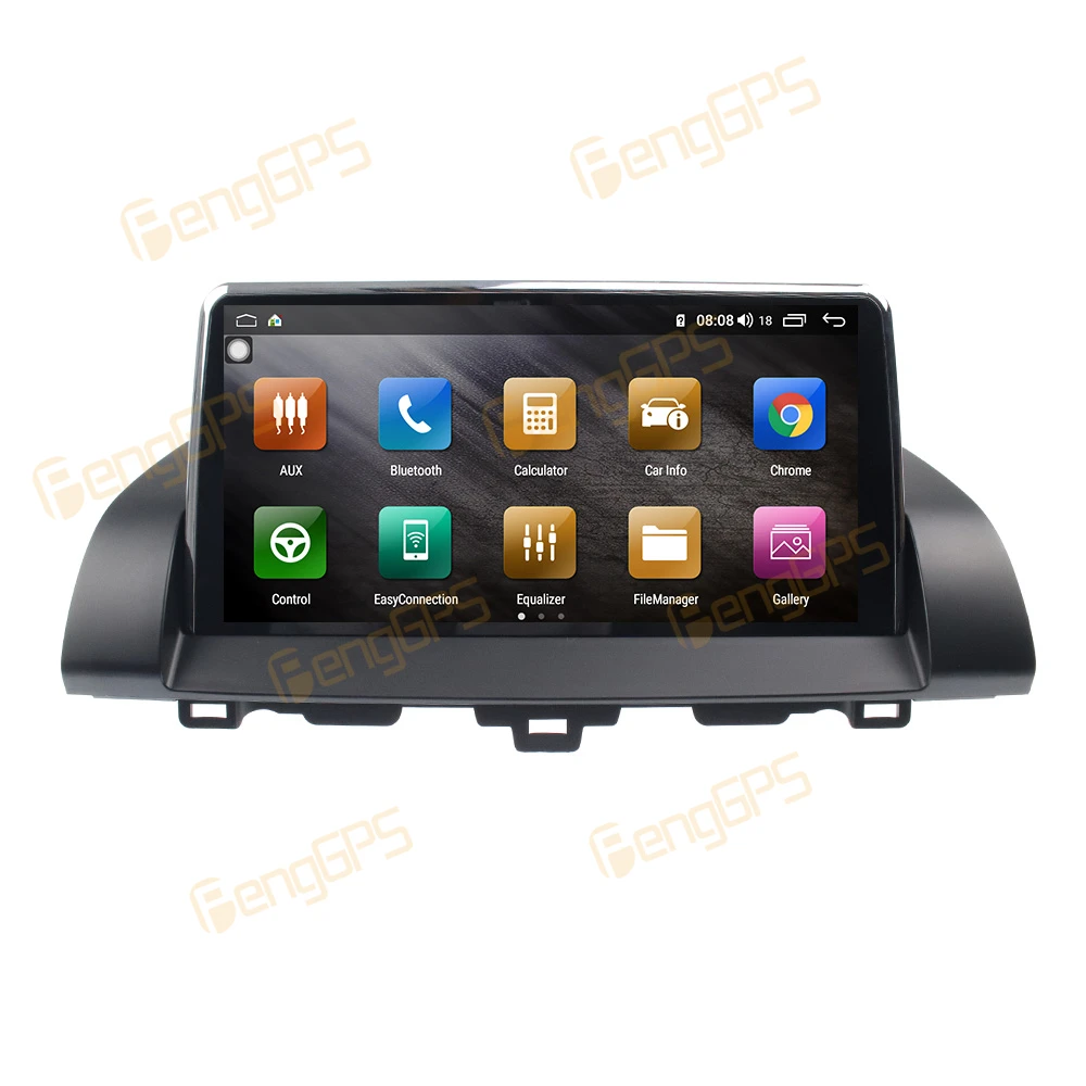 Android 12 Auto Za Honda Accord 10 2019 2020 2021 Auto Radio Media Player, GPS Navigacija Zaslon Osjetljiv na dodir i Glavna Jedinica DSP Carplay Slika 3