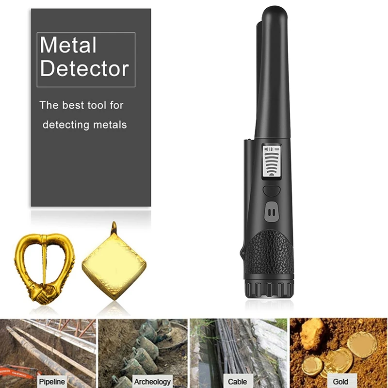 AT14 Ručni detektor metala Позиционирующий Štap Detektor Metala za Precizno Određivanje Lokacije Waterproof Metal Detektor Zlata Tester Slika 3