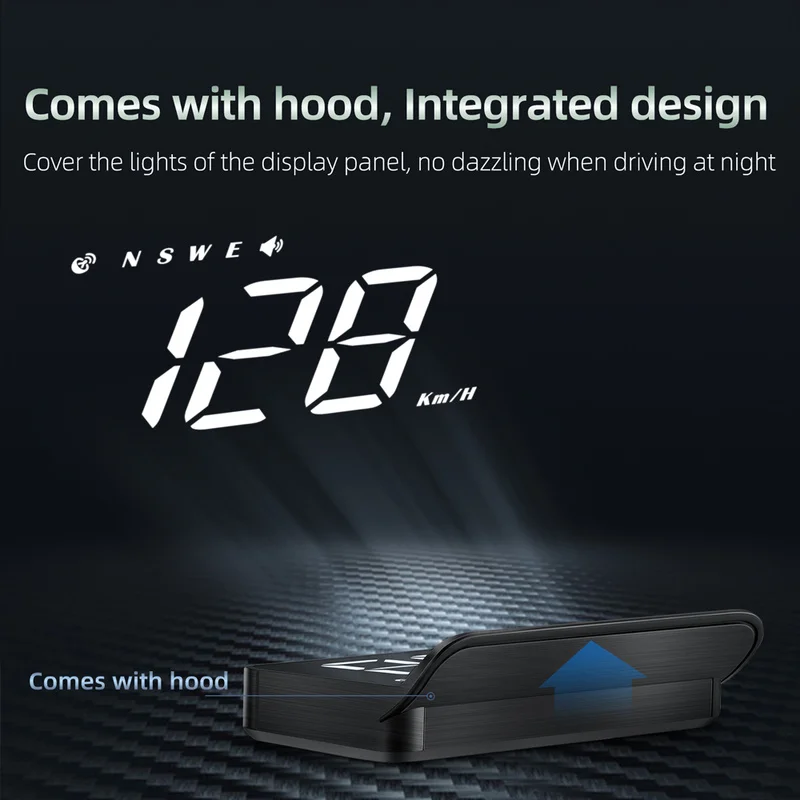 Auto HUD Glavobolja, prikaz GPS Speed Kompas USB Auto-Višenamjenski Alat Projektor Sprečava odvlačenje pažnje Sigurnu vožnju Slika 3