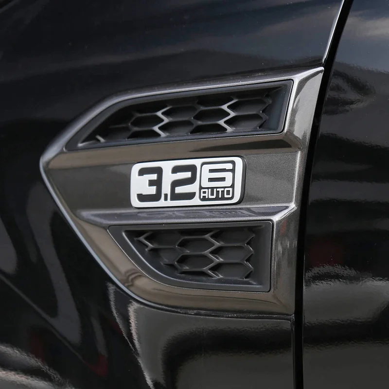 Bočna Istrujna Poklopac Bočni Vjetar Poklopac Žarulje ABS Crno Mat Ukras Zaštitna Oprema Za Ford Ranger T7 T8 2015-2021 4x4 rezervni Dijelovi Slika 3