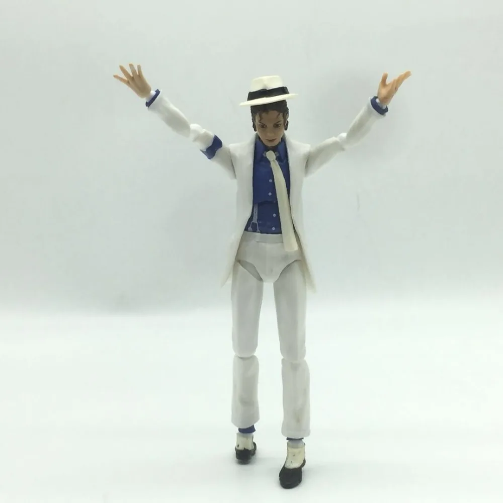 MIKROVALNA Michael Jackson Figurica Glatko Obrijana Zbirka Mjesečeve Hod Model Igračke Slika 3