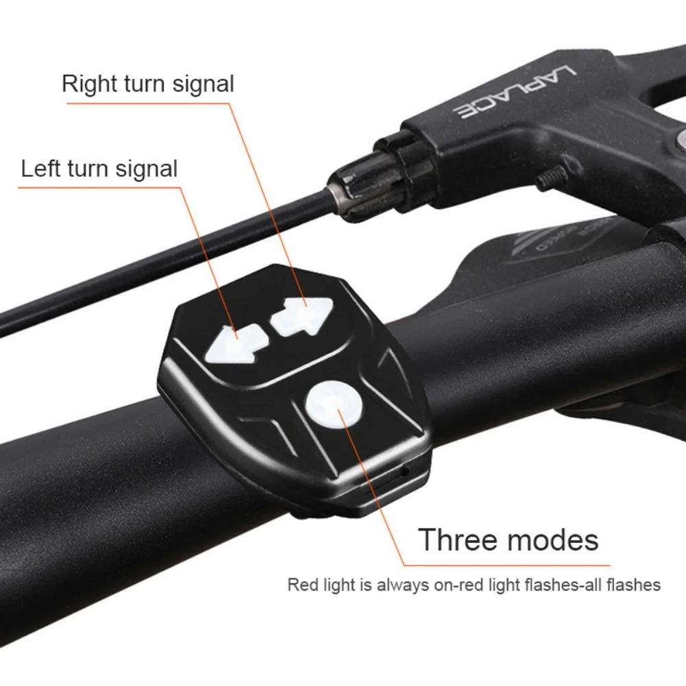 MTB Bicikl dugo Svjetlo skrenite signali Daljinsko Upravljanje Biciklistička Pokazivač Smjera LED USB Punjiva Biciklistička dugo Svjetlo Slika 3