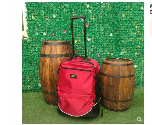 Najlon torbe za ručni prtljag na kotačima, putne torbe-kolica za muškarce, putovanja materijal torbe za ručni prtljag Slika 3
