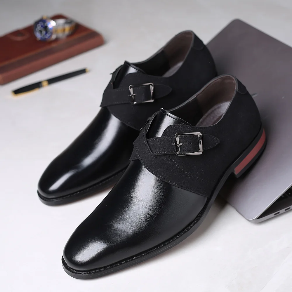 Nove Kvalitetne Klasične Kožne muške cipele-броги čipka-up u stilu Bullock, poslovni muške cipele-oxfords, Muška službena obuća Slika 3