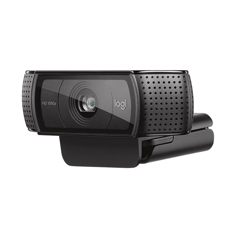 Originalna Logitech web kamera, Full HD C920 Pro 1080P sa auto Fokusom, Широкоэкранная Kamera za Video pozive i snimanje za stolno računalo ili laptop Slika 3