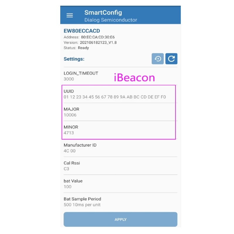 Prijenosni Bluetooth tag BLE5.1 iBeacon Dialog Niskoenergetska Svjetionik Podržava Bežično praćenje Interneta stvari Slika 3
