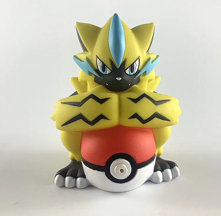 TAKARA TOMY Pravi Pokemon Pikachu Eevee Blastoise Zeraora Slatka Figurica Igračke Za Kadu Slika 3