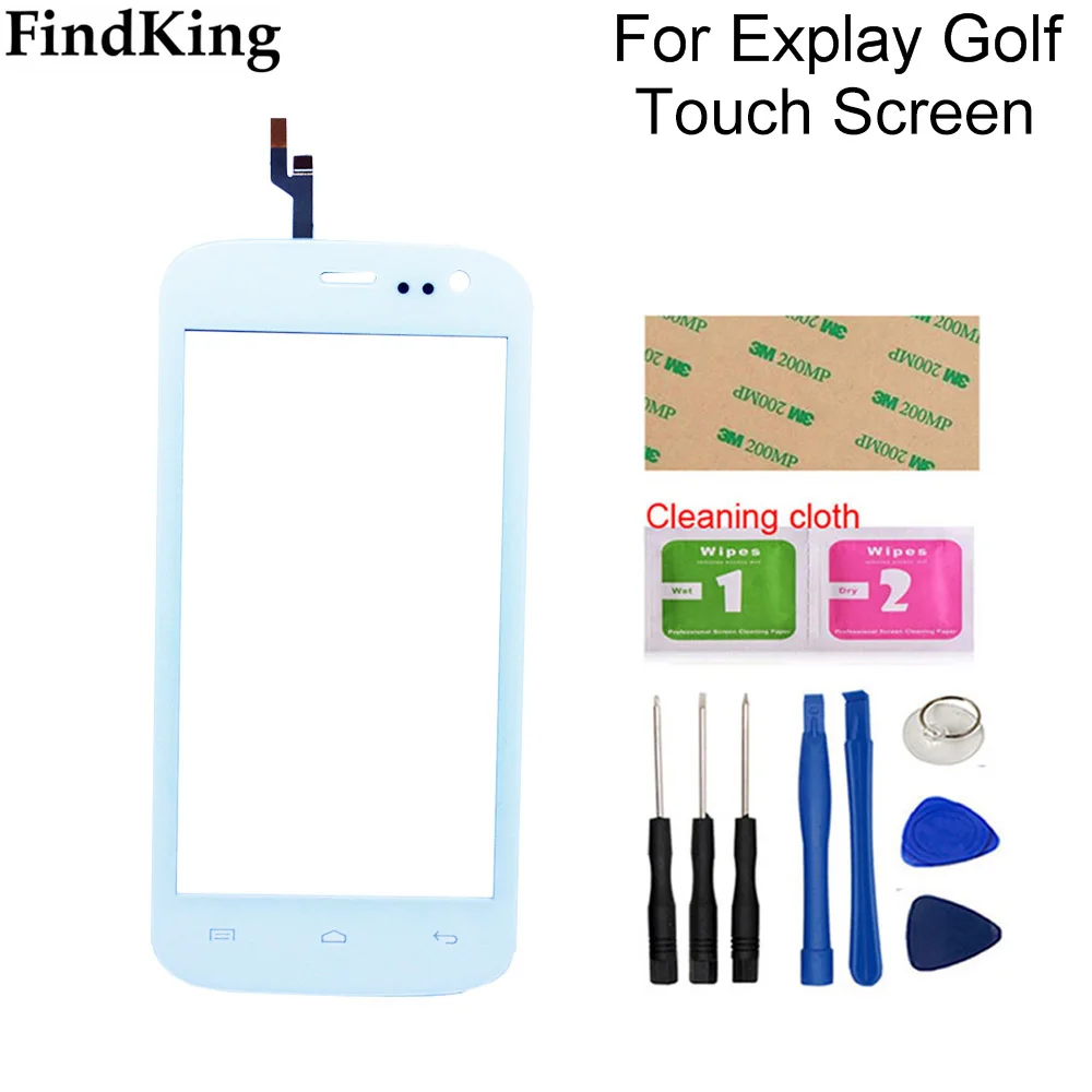 Touch Screen Mobilni Telefon Osjetljiv Na Dodir Stakla Za Explay Golf Zaslon Osjetljiv Na Dodir Digitalizator Panel Prozor Senzor Objektiv Alati Ljepilo Slika 3