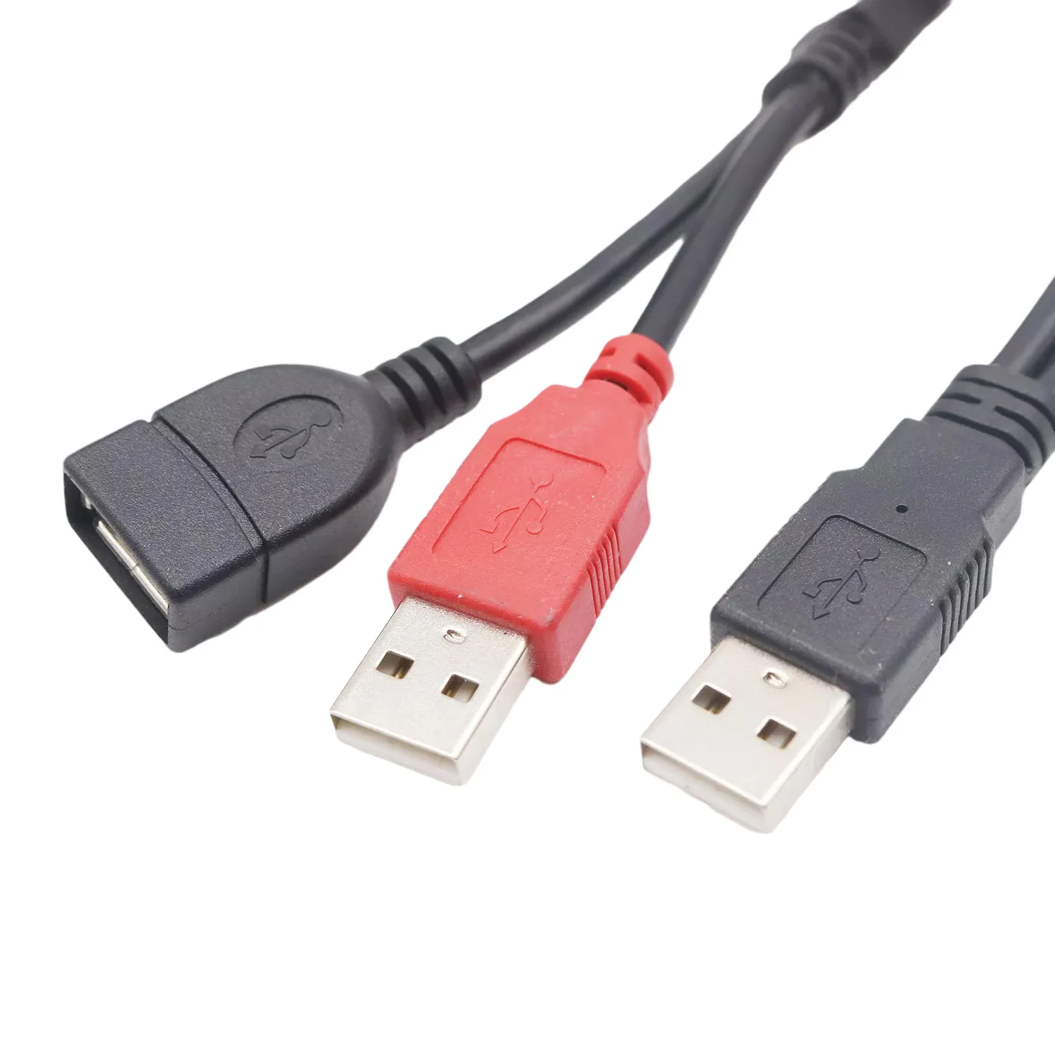 USB 2.0 Tip A za povezivanje na priključak za Sinkronizaciju podataka s USB priključkom A Kabel za napajanje Y za vanjski tvrdi disk HDD Slika 3
