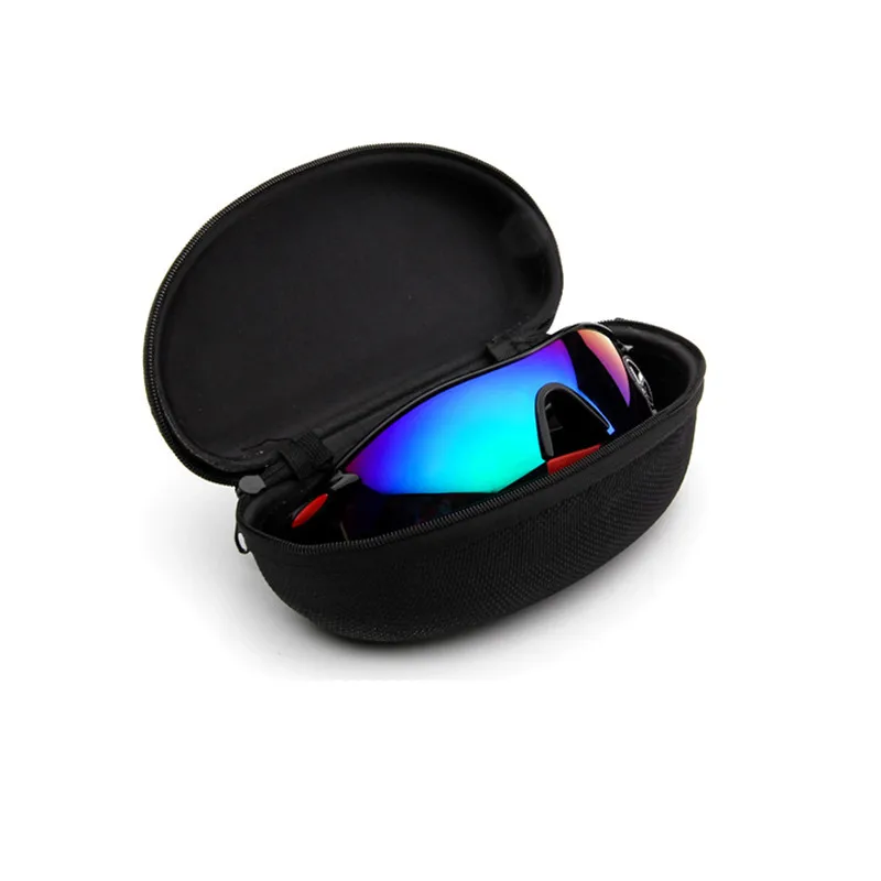 Velika Crna Torbica Zatvarač za Sunčane Naočale Box Eyewear Package Sunčane Naočale za Oči Torba Munje Torba Slika 3