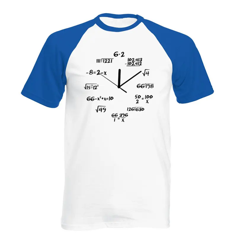 zabavna muška majica s po cijeloj površini matematičkih sati, svakodnevni muška majica od 100% pamuka kratkih rukava i okruglog izreza, cool ljetna majica, muška t-shirt, veličinu EU Slika 3