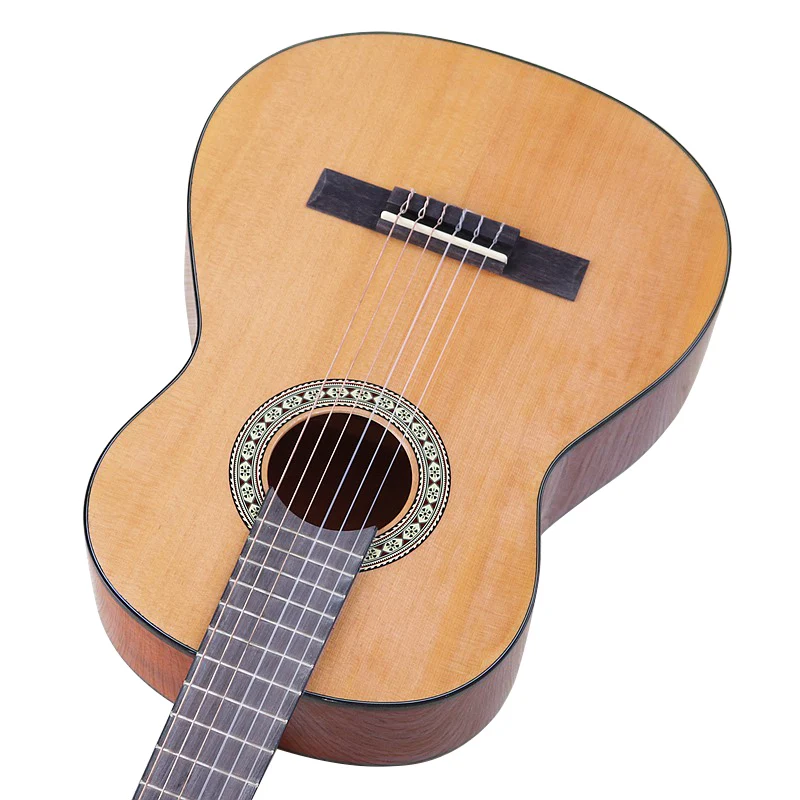 36 cm lijeva klasična gitara prirodni laminiran smreka top сапеле stražnji dio 6 gudački u punoj veličini dizajn klasična gitara Slika 4