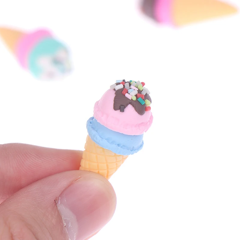 5pcs 1:12 Kućica za lutke Mali Jede Sladoled Model se Pretvara Kuhinja Hrana Igračke Slika 4