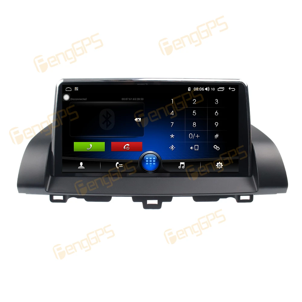 Android 12 Auto Za Honda Accord 10 2019 2020 2021 Auto Radio Media Player, GPS Navigacija Zaslon Osjetljiv na dodir i Glavna Jedinica DSP Carplay Slika 4