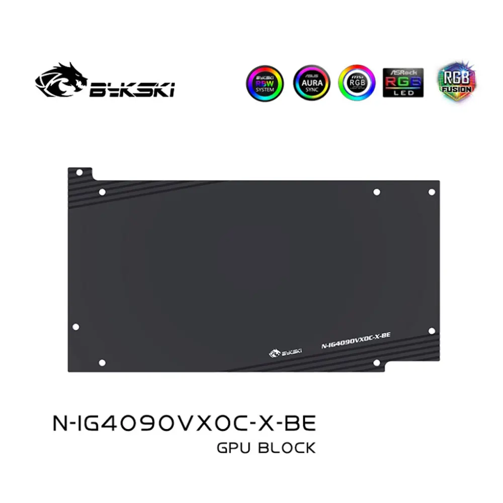 Bykski N-IG4090VXOC-X Hladnjak za Grafičke kartice iGame Geforce RTX 4090 Vulkan OC VGA Blok Tekućine DIY Rashladni Cooler Placa de vídeo Slika 4
