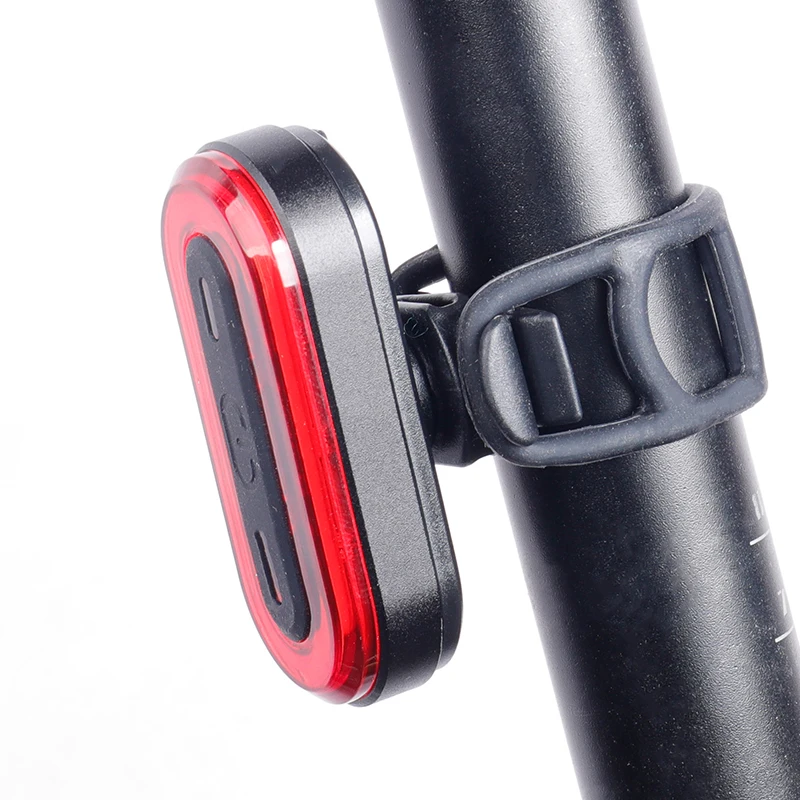Deemount USB Bicikl dugo Svjetlo USB Punjenje sigurnosno Upozorenje Fenjer ovalnog oblika 30 led čipova COB Bicikl dugo Svjetlo dugo Svjetlo Slika 4