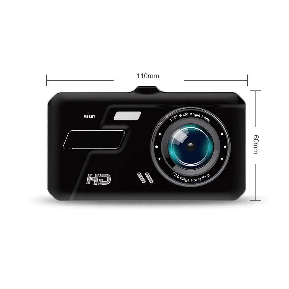 Drvosječa Prednja i Stražnja Kamera za AUTOMOBIL Auto Dvr Dvr Auto-Crna Kutija FULL HD 1080P Noćni Vid Vožnje Rekorder Slika 4