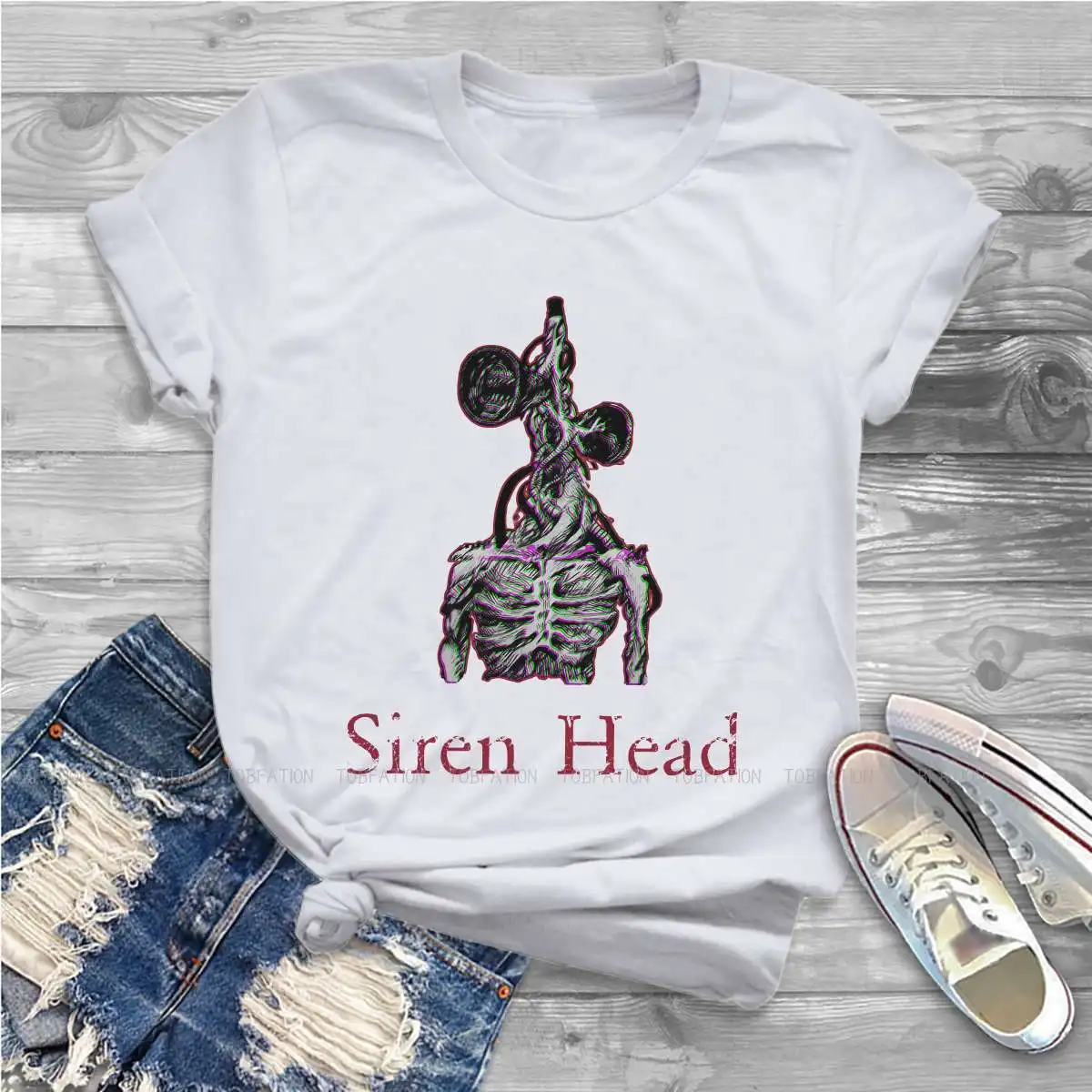 MERCH Ženska t-shirt Glava Sirene Humanoid Monster Djevojke Grafički Majice S Okruglog izreza Ženska t-Shirt 5XL Humor Modni Poklon Slika 4