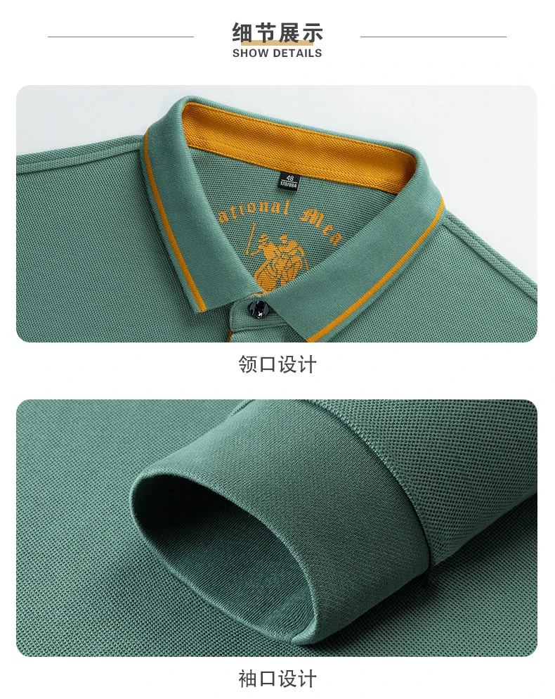 Novi Dobar 100% Kvalitetan Pamuk, Muška Branded Polo Majica, T-Shirt Design Za Golf Dugih Rukava I Konja, Casual Majica S Igle, Homme, Muški Modni Američki Top Slika 4