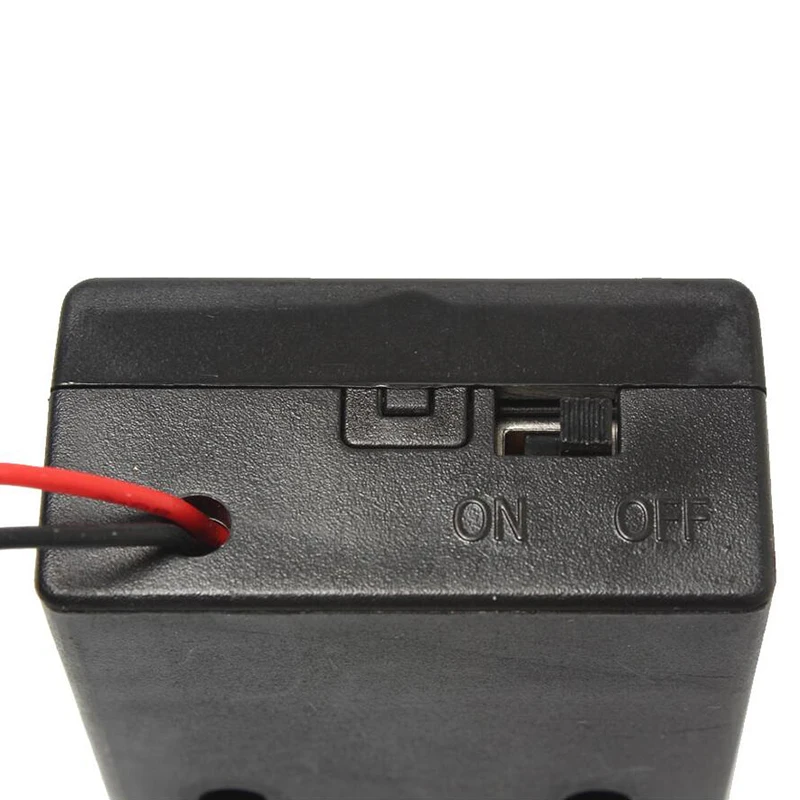 Plastični Crni 3,7 U 2x18650 Torbica Za Skladištenje Baterija for18650 Držač za Baterije, Kutija Kontejner s Prekidačem za Uključivanje/Isključivanje Slika 4
