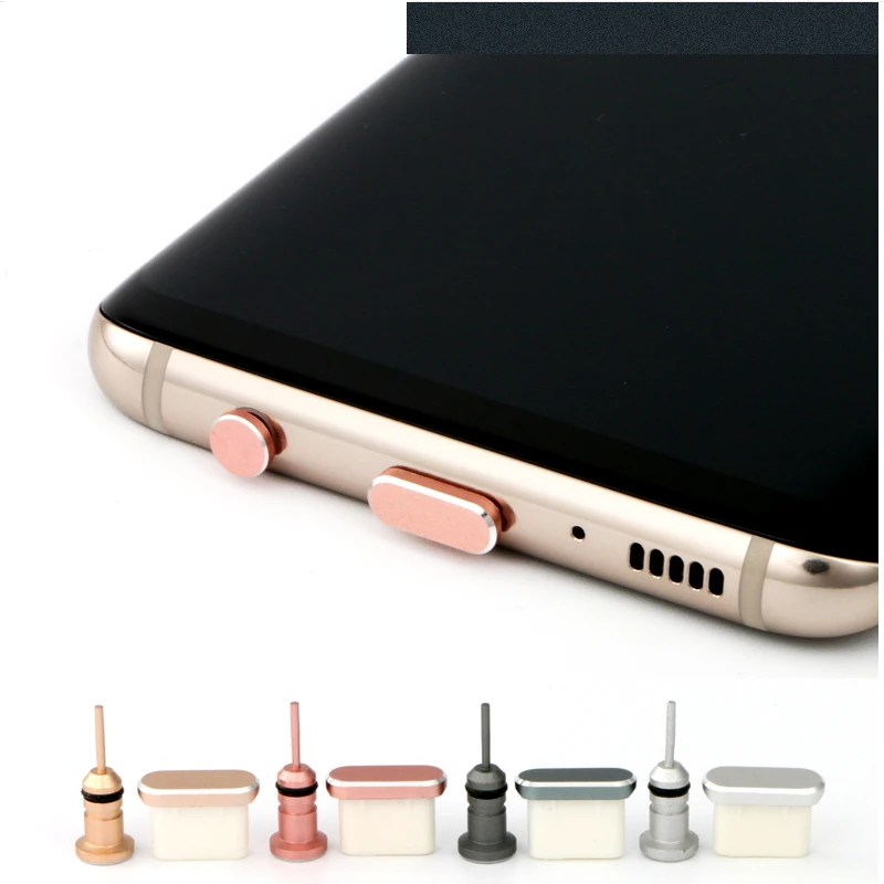 Tip-C Port za Punjenje Telefona 3,5 mm Priključak Za slušalice Sim Kartica Tip C Zaštita Od Prašine Priključak Za Samsung S9 S8 A5 A7 2017 Huawei P9 P10 Slika 4