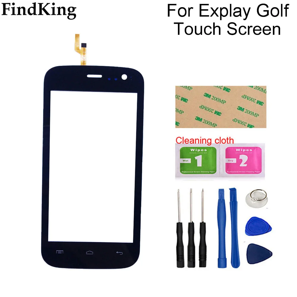 Touch Screen Mobilni Telefon Osjetljiv Na Dodir Stakla Za Explay Golf Zaslon Osjetljiv Na Dodir Digitalizator Panel Prozor Senzor Objektiv Alati Ljepilo Slika 4