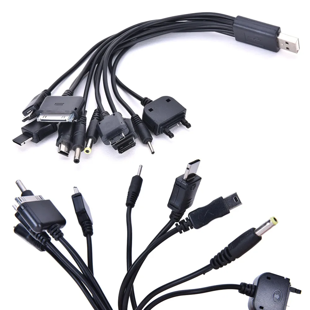 10 U 1 pull-out kabel USB 2.0 Višenamjenski kabel USB punjač 10 u 1 Kabeli za nekoliko punjača Slika 5