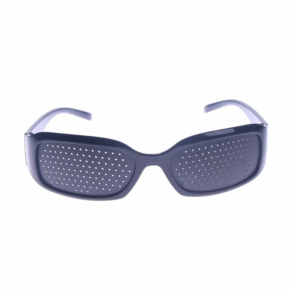 1PC Unisex Korekcija Očiju Vježbe Vid Njegu Vida Poboljšanje Vida za Naočale Pinhole Briga Za vaše Oči Vježbe Naočale Pinhole Crna Slika 5