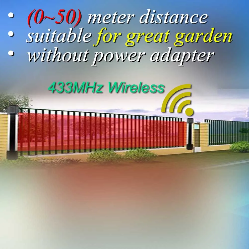 433 Mhz Bežični i Žični Detektor Zraka Vanjski Vodootporan I Молниезащита Za Kućne Sigurnosne WiFi/GSM Alarm Slika 5