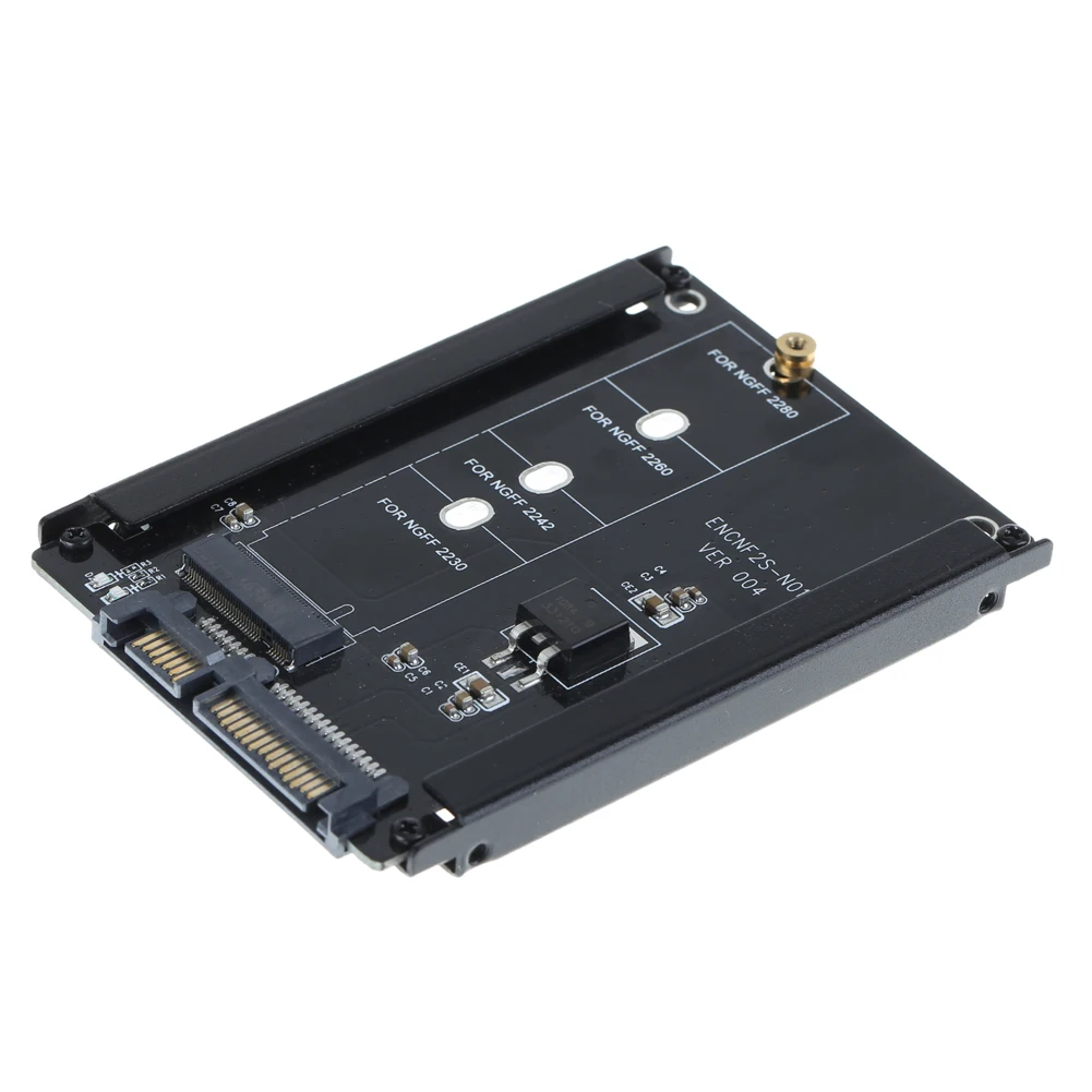 Crna Metalno kućište CY B + M Priključak 2 M. 2 NGFF (SATA) SSD do 2,5 SATA Adapter za statičkog diska 2230/2242/2260/2280 mm m2 Slika 5