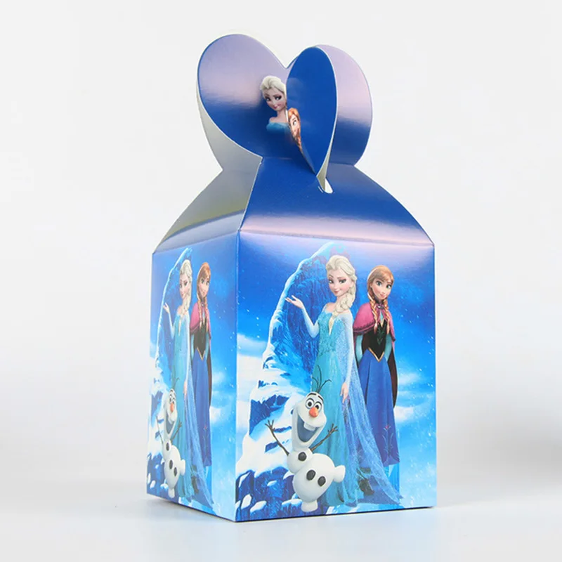 Crtić Tema Disney Princeza Elsa Anna Bombonijeru Isporuke Dječji Rođendan Suveniri Poklon Kutija Dječji Tuš Grickalice Bombonijeru Dekor Slika 5