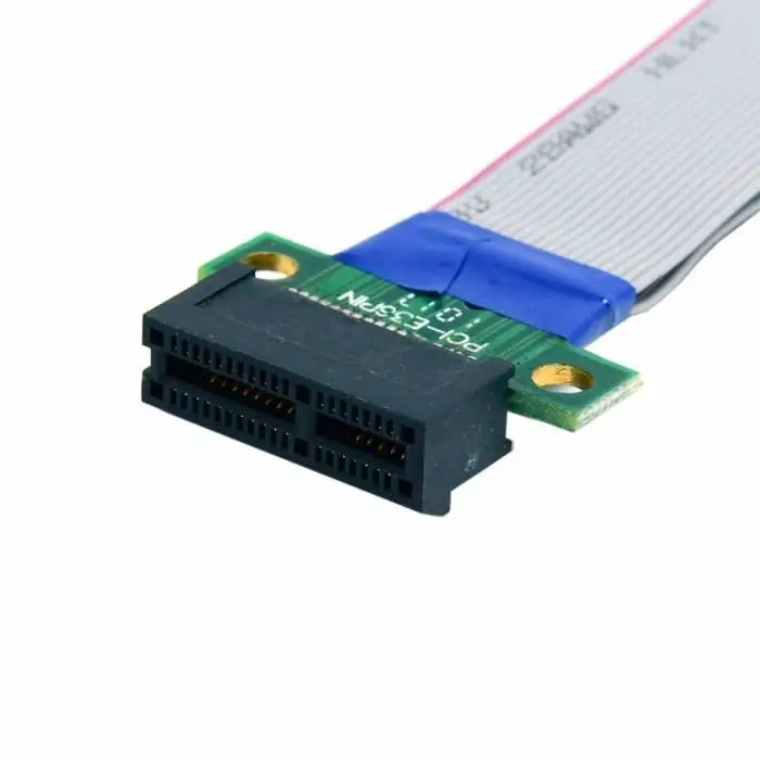 PCI Expres x1 PCI E Riser Card Extender Удлинительная Traka je Fleksibilan Kabel Za kretanje Slika 5