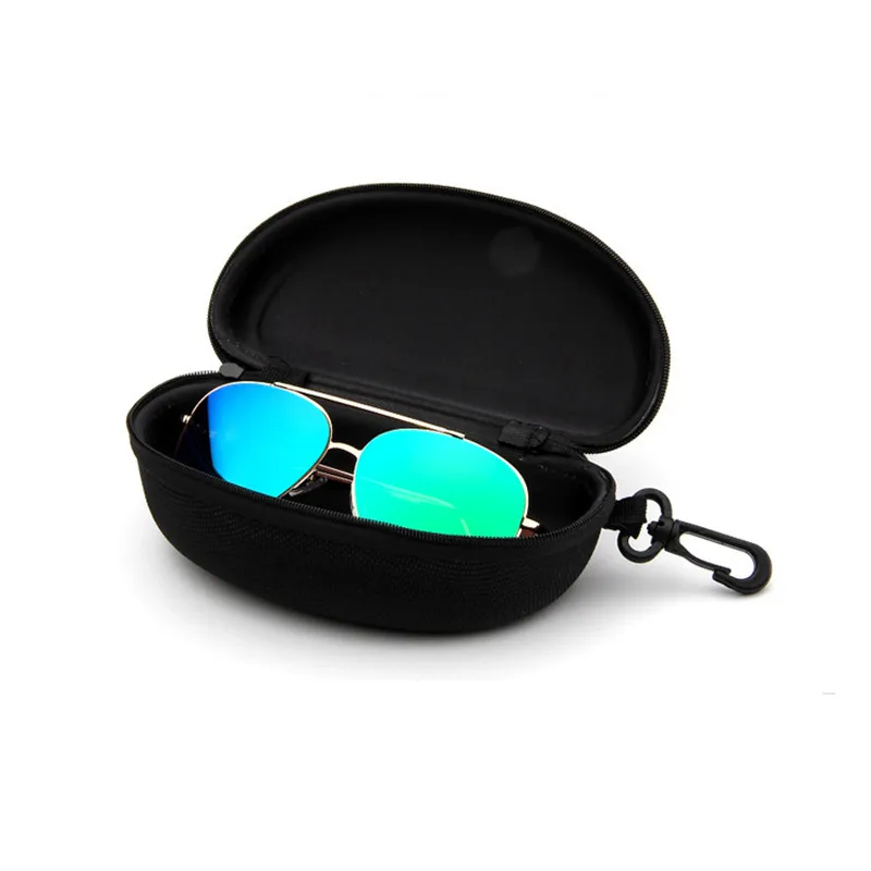 Velika Crna Torbica Zatvarač za Sunčane Naočale Box Eyewear Package Sunčane Naočale za Oči Torba Munje Torba Slika 5